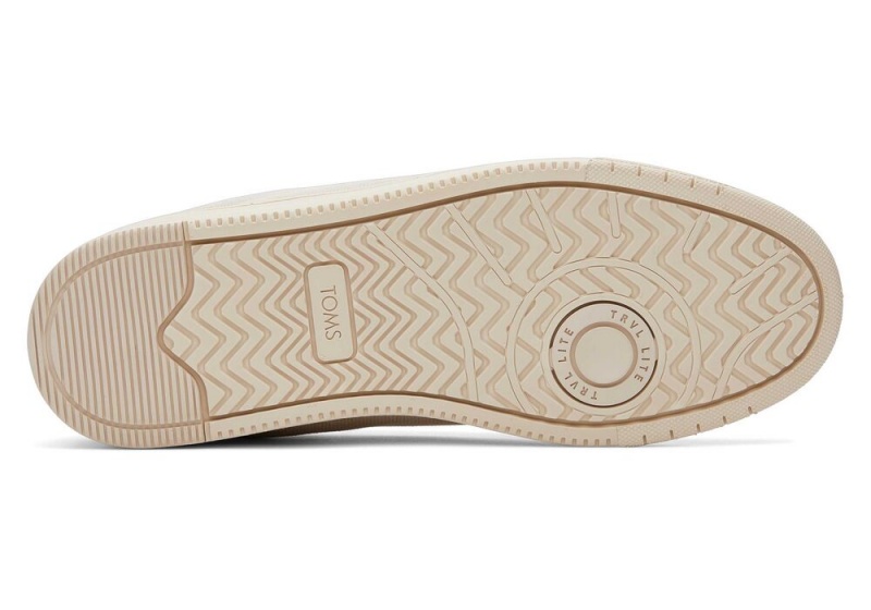 Toms TRVL LITE Wildleder Spitze-Up Beige | 5263DMKYZ