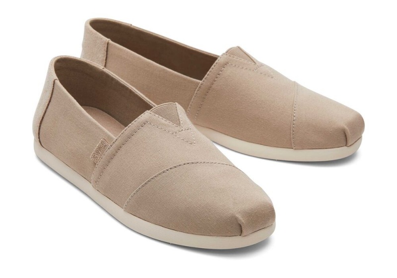 Toms Taupe Wildleder Brushed Twill Tiefesgrau | 7540DYXVR