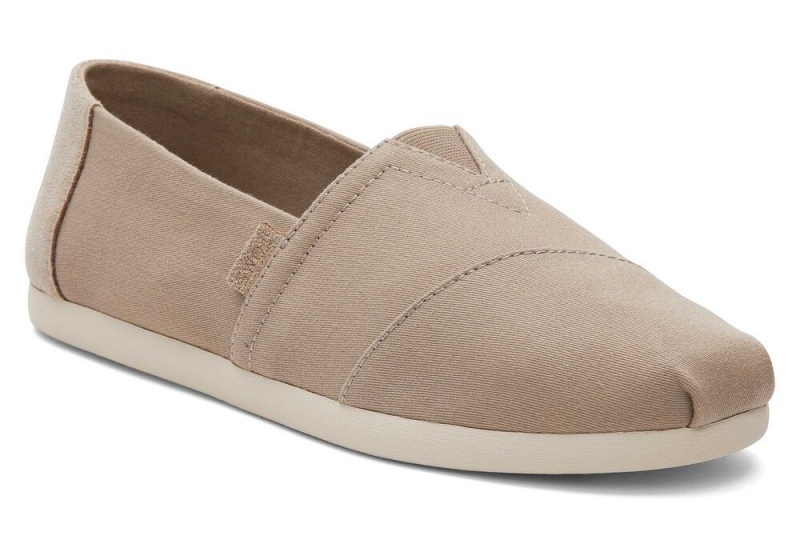 Toms Taupe Wildleder Brushed Twill Tiefesgrau | 7540DYXVR