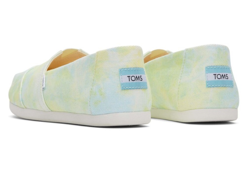 Toms Tie-Dye Gelb Hellgrün | 1236QFSAC