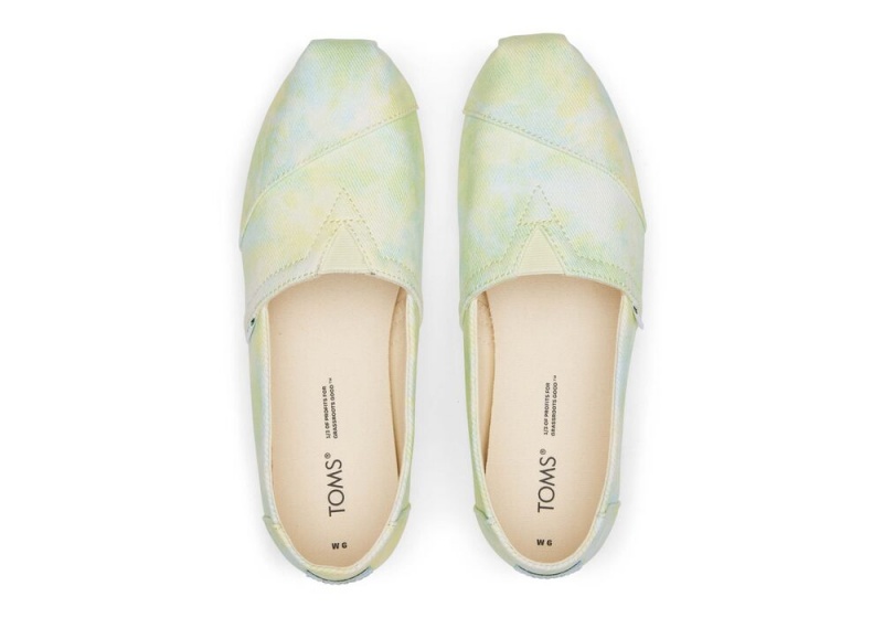 Toms Tie-Dye Gelb Hellgrün | 1236QFSAC