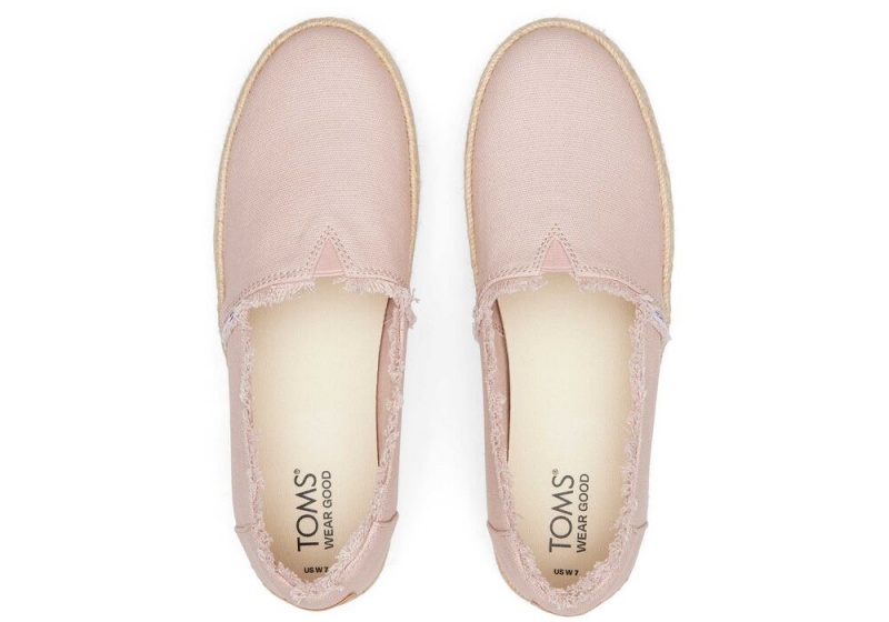 Toms Valencia Canvas Plattform Rosa | 8724IOXGA