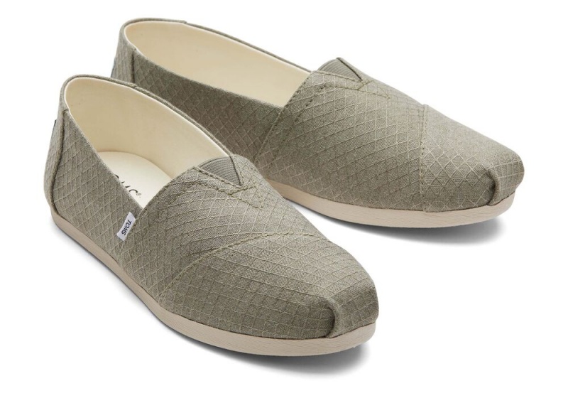 Toms Vetiver Diamond Texture Grau | 7398QPDAT