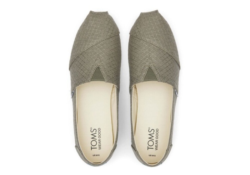 Toms Vetiver Diamond Texture Grau | 7398QPDAT