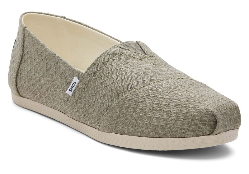 Toms Vetiver Diamond Texture Grau | 7398QPDAT