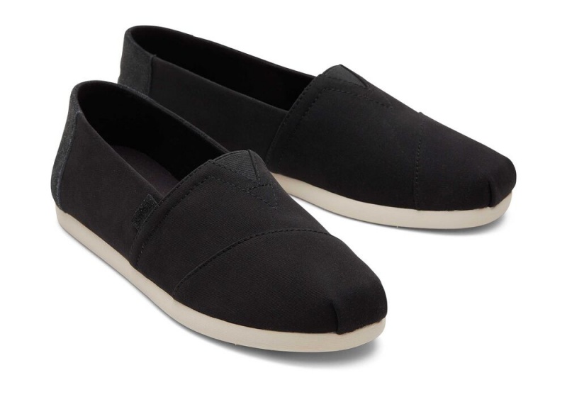 Toms Wildleder Brushed Twill Schwarz | 0985TKIZS