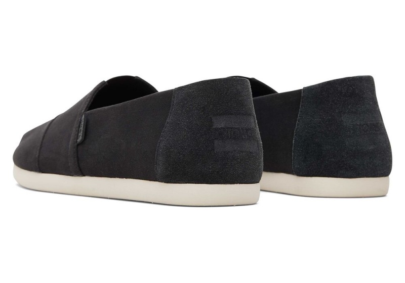 Toms Wildleder Brushed Twill Schwarz | 0985TKIZS