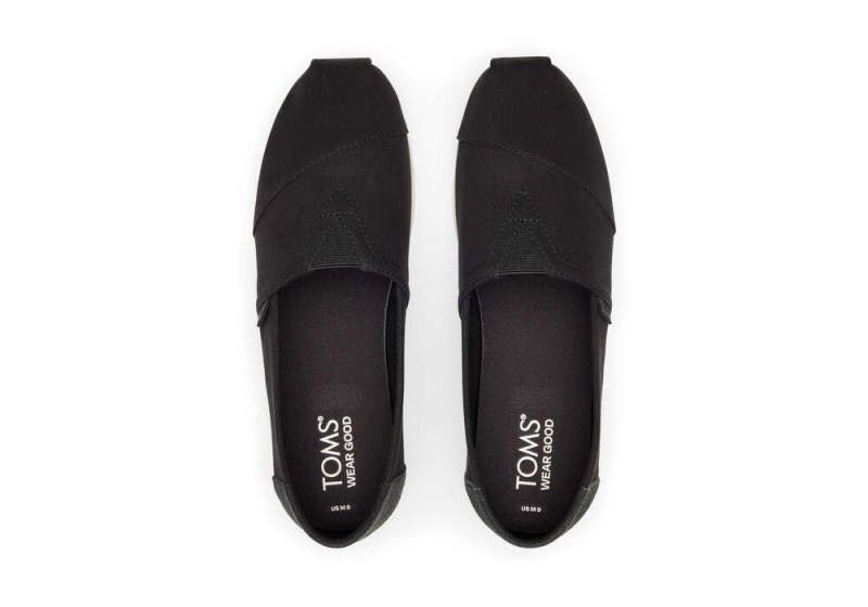 Toms Wildleder Brushed Twill Schwarz | 0985TKIZS