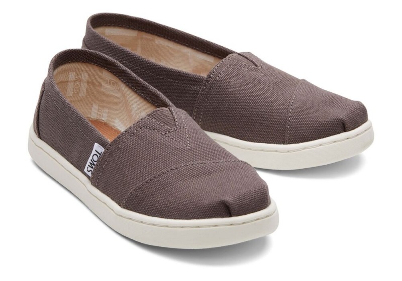 Toms Youth Canvas Kids Shoe Grau | 0546LOVTR