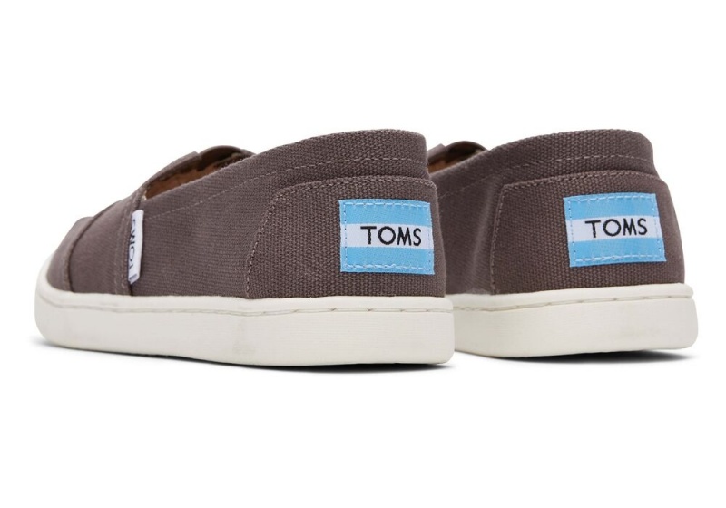 Toms Youth Canvas Kids Shoe Grau | 0546LOVTR