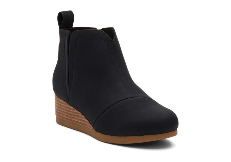 Toms Youth Clare Wedge Kids Schwarz | 5964JCAIK