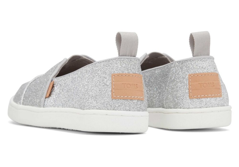 Toms Youth Glimmer Kids Shoe Silber | 1428IHTBK