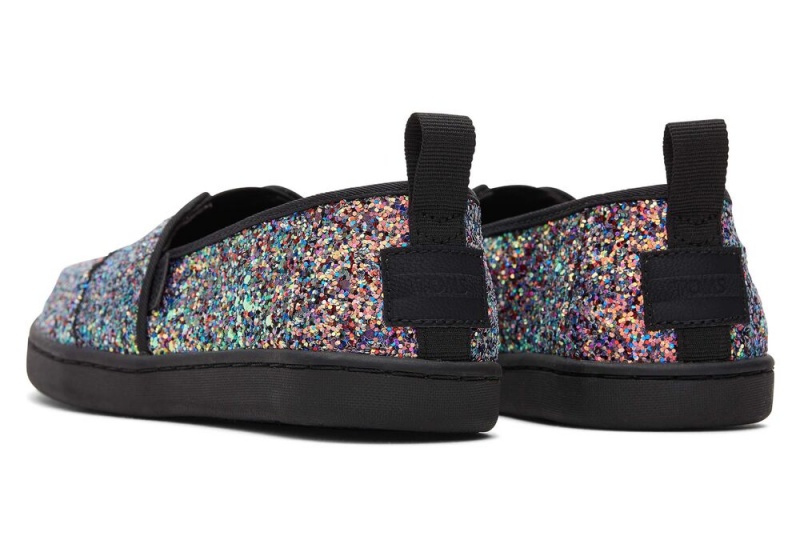 Toms Youth Glitter Kids Shoe Schwarz | 1053SZWAP