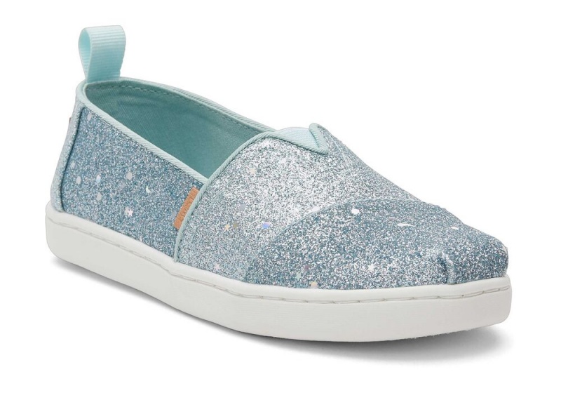 Toms Youth Mint Cosmic Glitter Kids Shoe Mintfarben | 5647FLJNU